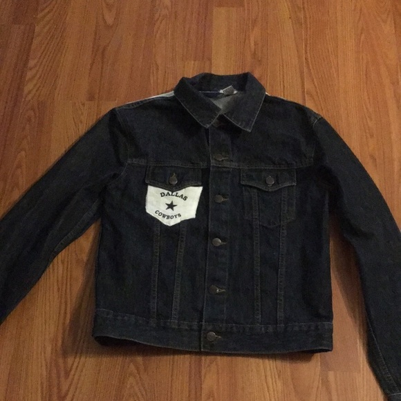 Divided Dallas Cowboy Jean Jacket size Medium (W) - Picture 2 of 5
